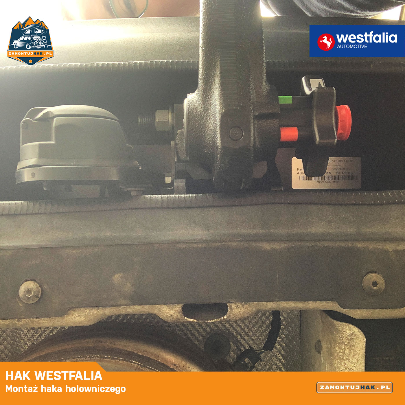 ehak westfalia montaż haka